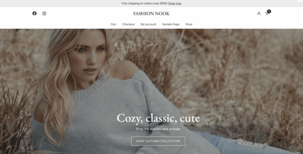 Fashion Nook (WordPress)