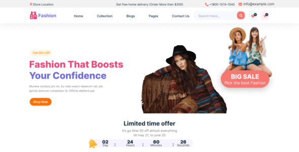 Fashion Outfits Trend (WordPress)