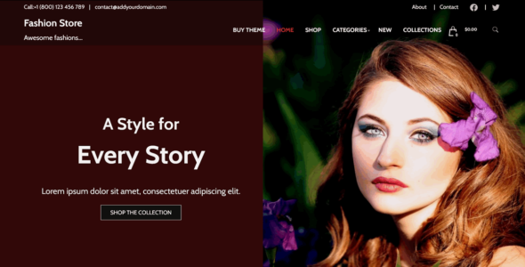Fashion Storefront (WordPress)