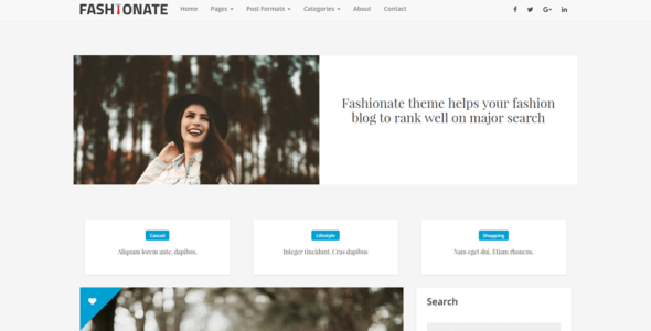 Fashionate (WordPress)