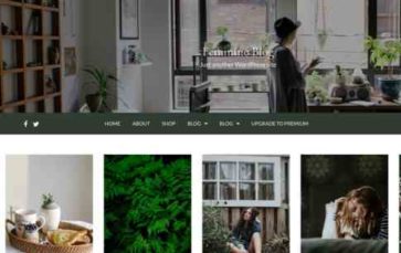 Feminine Blog (screenshot desktop)