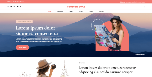 Feminine Style Lite (WordPress)