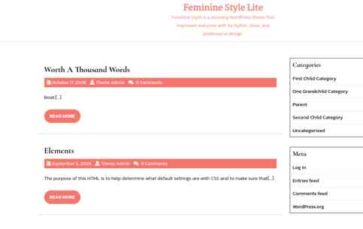 Screenshot Desktop Feminine Style Lite (screenshot desktop)