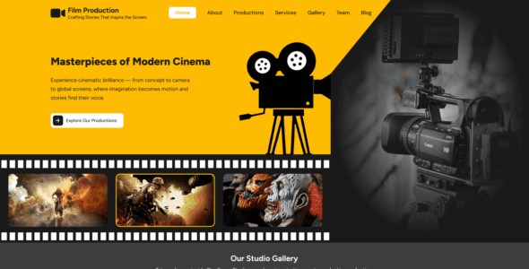 Film Production (WordPress)