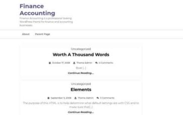 Finance Accounting (screenshot desktop)