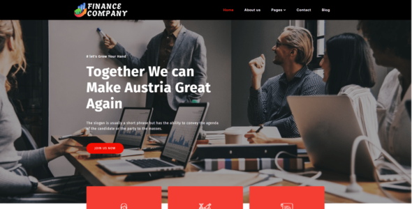 Finance Company (WordPress)