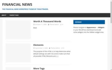 Financial News (screenshot desktop)