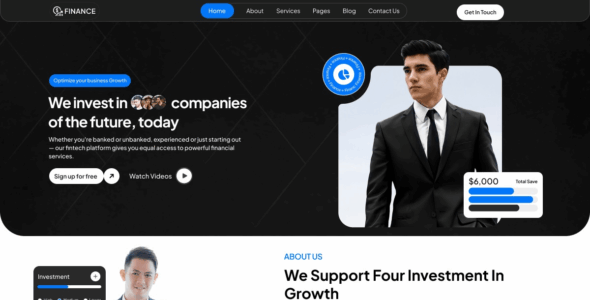 Finix Investment Firm (WordPress)