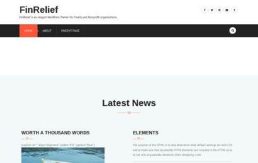FinRelief (screenshot desktop)