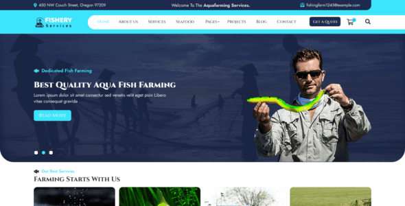 Fishery Services (WordPress)