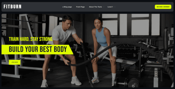 Fitburn (WordPress)