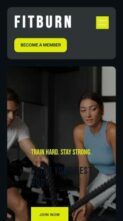 Fitburn (screenshot mobile)