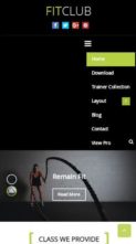 Fitclub (screenshot mobile)