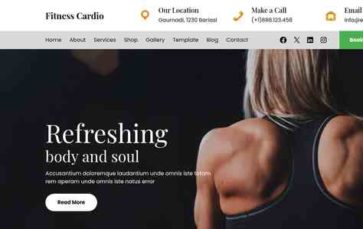 Fitness Cardio (screenshot desktop)