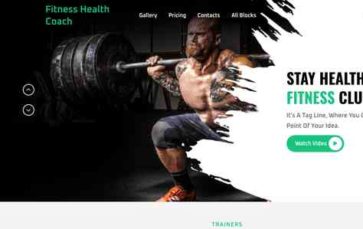 Fitness Health Coach (screenshot desktop)