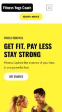 Fitness Yoga Coach (screenshot mobile)