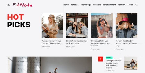 FitNote (WordPress)