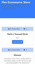 Screenshot Mobile Flex Ecommerce Store (screenshot mobile)
