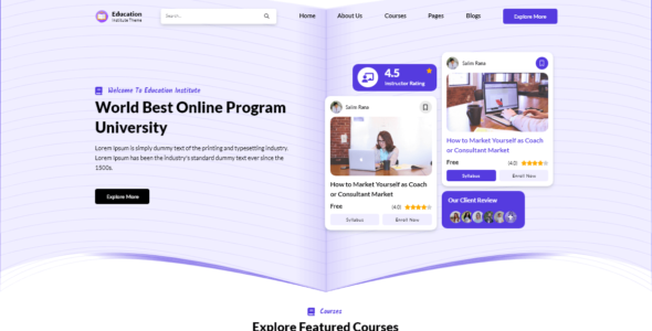 Flex Education (WordPress)