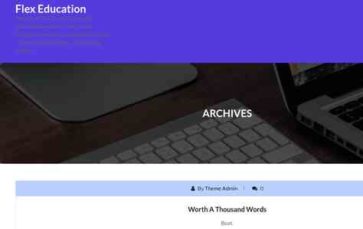 Flex Education (screenshot desktop)