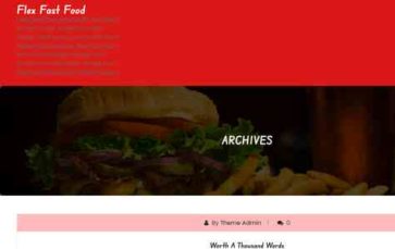 Flex Fast Food (screenshot desktop)