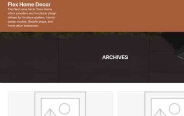Flex Home Decor (screenshot desktop)