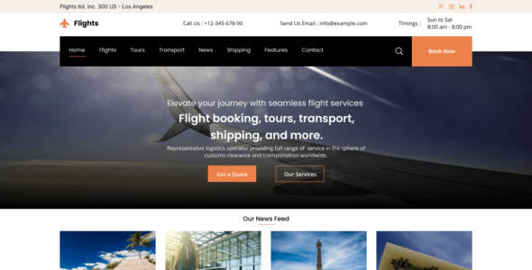 Flight Booking (WordPress)
