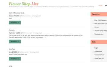 Screenshot Desktop Flower Shop Lite (screenshot desktop)