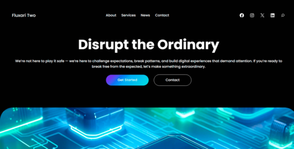 Fluxari Two (WordPress)