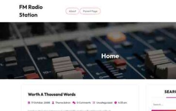 FM Radio Station (screenshot desktop)