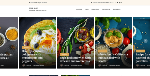 Food Blogger (WordPress)