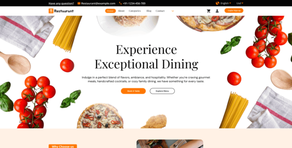 Food Restro Zone (WordPress)