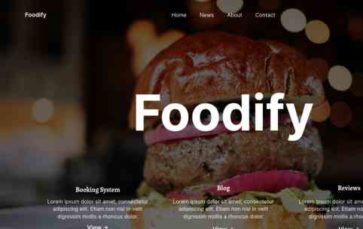 Foodify (screenshot desktop)