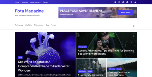 Fota Magazine (WordPress)