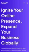 FotaWP (screenshot mobile)
