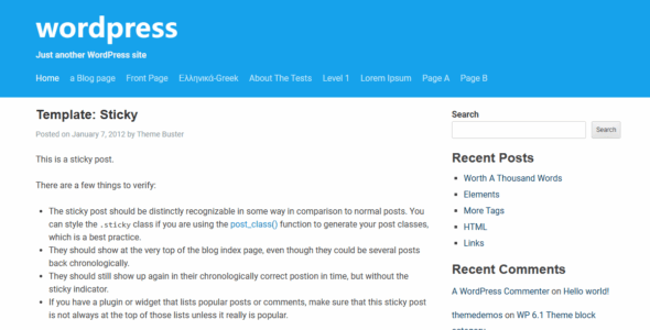 Four Years (WordPress)