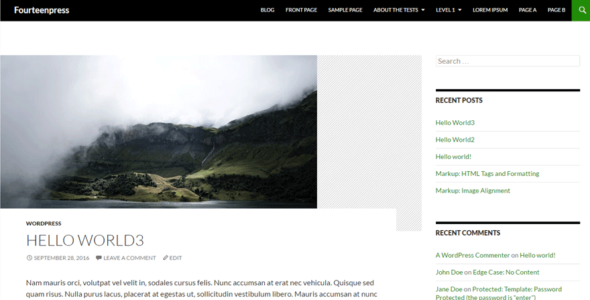 Fourteenpress (WordPress)