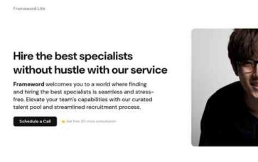 Frameword Lite (screenshot desktop)