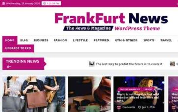 Frankfurt News (screenshot desktop)