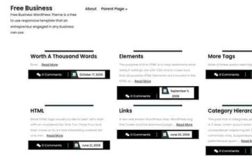 Free Business (screenshot desktop)