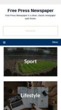Free Press Newspaper (screenshot mobile)