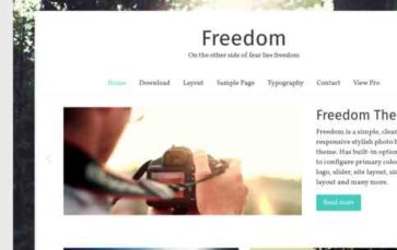 Freedom (ThemeGrill) (screenshot desktop)