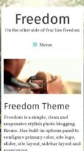 Freedom (ThemeGrill) (screenshot mobile)