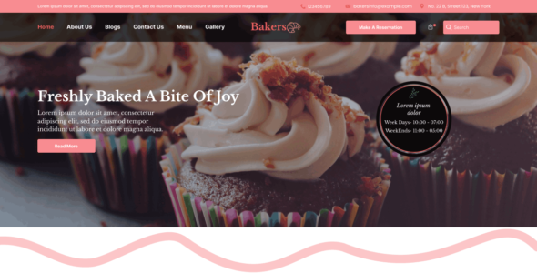 Fresh Bakers (WordPress)