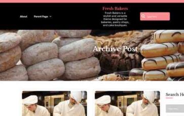 Fresh Bakers (screenshot desktop)