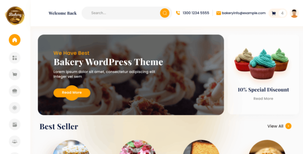 Fresh Bakery Cake (WordPress)