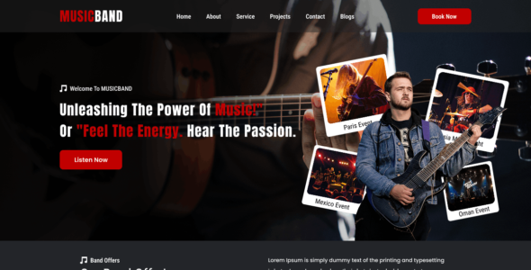 FSE Band Artist (WordPress)