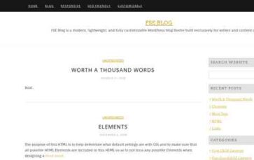 FSE Blog (screenshot desktop)