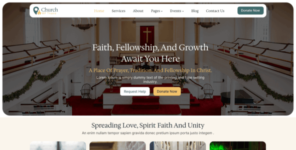FSE Church (WordPress)