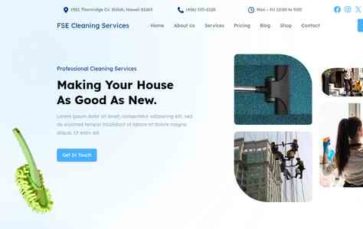 FSE Cleaning Services (screenshot desktop)